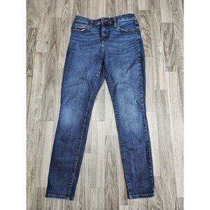 (3/$35) Universal Thread Jeans Womens 8/29R Blue High Rise Skinny Fair Trade‎